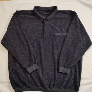 Thompson Navy Textured Sweater